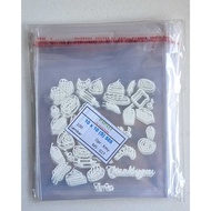 Plastik Opp motif bakery thank you  plastik opp roti 10x10 isi 100 lembar