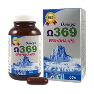 Yaolian Omega 369 Soft Capsules 66 Capsules/Box EPA DPA Lecithin Taiwan Pharmacy