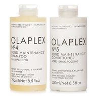 Olaplex 護髮套組：No.4 溫和水潤洗髮露+Nº.5 鏈鎖結構護髮素 2pcs