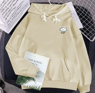 Hoodie Cloud Rain korean style jumbo L XL XXl terkeren 2022 bahan fleece tebal hoodie aesthetic warn