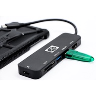 【SG】6 in 1 USB C Hub Converter Adaptor Type C to USB 6 in 1 Docking Hub Docking Station