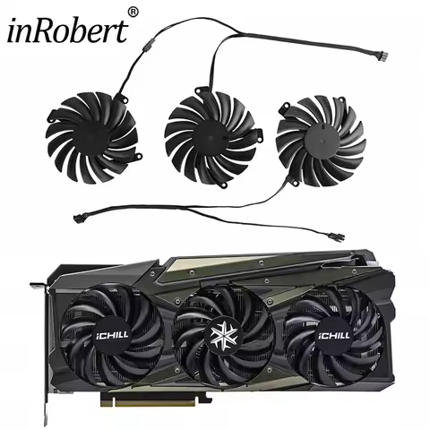 85mm CF-12910S Video Card Cooling Fan Replace For INNO3D RTX 3070 3070Ti 3080 3080Ti 3090 ICHILL X4 