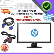 🇲🇾【CHEAPEST】HP P202/P201 20” ProDisplay Monitor | HD+ 1600×900 | 60Hz | TN Panel | Office POS CCTV M