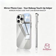 Makeup Mirror Phone Case For Realme C25 C25S C25Y C21 C21Y C20 C20A C17 C15 C12 C11 C1 P4X 4G P4R P4