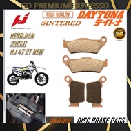 HENGJIAN 250CC HJ 2T V2 250CC HJ 4T V2 BRAKE PADS SINTERED LONG LIFE TOP QUALITY
