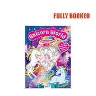 Puffy Sticker Jewel Unicorn World (Paperback) by Bookoli