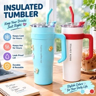 Big Mac Thermos Cup Handle Portable American Coffee Cup Office Car Car Large Capacity Straw Water Cu