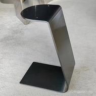 Simple Slate Light Luxury 9C Small Table Round Coffee Table Base Bracket Shelf Coffee Table Corner T