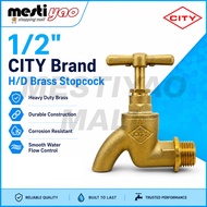 1/2" CITY Brand H/D Brass Bib Tap/Brass Water Tap/Kepala Paip