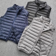 Autumn and Winter Lightweight Men's Vest Warm and Loose, Fashionable for Both Inside and Outside Wea