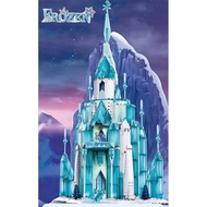 HOT DEAL Compatible Lego Disney Frozen Princess Castle 43197 Huge Girls Assembled Building Block Toy