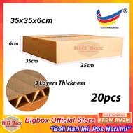 20pcs Packing Box Packaging Box Carton Box Paper Boxes Kotak - 35*35*6cm