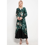 HIJAU Azzar Eva Maxi Dress in Green Muslim Fashion