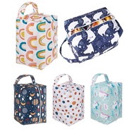 Waterproof Diaper Bag Wet Bag Foldable Tote Bag for Mommy Large Capacity Stroller Organizer Bag Travel Baby Diaper Pod