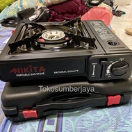 NIKITA Kompor Gas Stove Portable 2in1 / Travel Camping Mini Kaleng LPG