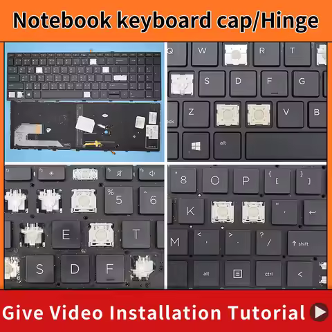Replacement Keycap Key cap Hinge for HP 750 G7 750 G8 755 855 G7 G8 Zbook Firefly 15 G7/G8 HSN-I41C-