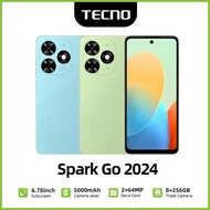 Tecno Spark Go 2024 Cellphones sale 2024 original Smartphone ( 3GB RAM + 64GB ROM ) 6.6” HD 5G Mobile Phone Display 13MP Dual Rear Camera DTS Dual Speaker 5000mAh Battery 10W Charge Android Gaming Phone(1 year warranty)