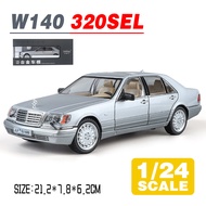 LEO 1:24 Benz W140 320SEL Diecast Model Car Alloy Cars Toys Collection Gift For Kids Boy Girl