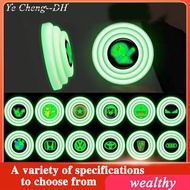 1Pc Luminous Car Shock Absorber  Honda Luminous Car Door Shock Absorber Gasket Soundproof Pad For CR