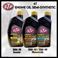 STP 4T ENGINE OIL MOTOR 10W-40 15W-40 SEMI-SYNTHETIC 946ML MINYAK HITAM MINYAK ENJIN MOTOR 4T 10W40 