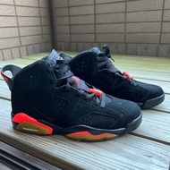 Air Jordan 6 Black Infrared 大魔王 AJ6 紅外線 US10僅上腳一次 底部已黃 介意勿下單