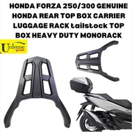 HONDA FORZA 250/300 350 GENUINE HONDA REAR TOP BOX CARRIER LUGGAGE RACK tailstock TOP BOX HEAVY DUTY