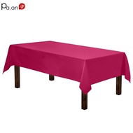 Manteles De Mesa Red Thick Cloth Rectangular Tablecloth Suitable for Buffet Table Party Holiday Dinner Wedding Ho