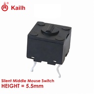 TOMBOL Kailah Micro Switch Middle Click Mouse 5.5mmSilent - 2 Pin Click Button - Logitech G PRO Wire