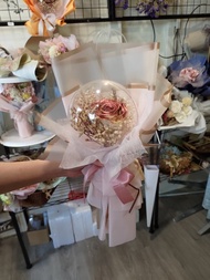 Time Flower夢幻波波球乾燥花/永生花束