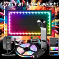 TUYA Smart Life Sync TV Backlight for 30-85inch TV Screen Immersive Gaming Light Strip Works with Al