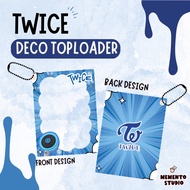 TWICE This is For Deco Toploader Photo Card Holder Kpop PC Holder Case