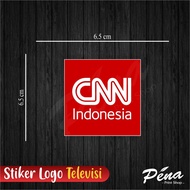 Stiker TV Televisi SCTV RCTI Trans7 TransTV MetroTV TVOne ANTV MNC GTV Net MDTV Indosiar TVRI / Logo