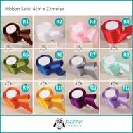 4cm Colorful Satin Ribbon