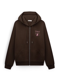 AIIZ (เอ ทู แซด) - AIIZ เสื้อฮู้ดผู้หญิงแบบซิปปักลายกราฟิก AIIZ Womens Zipper Hoodie Jacket