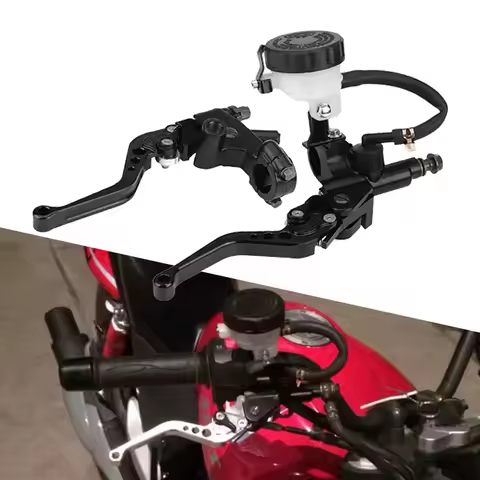 Universal CNC Brake Clutch Lever Master Cylinder Fits Suzuki GSXR Sport Bike Hydraulic System Upgrad