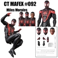 Mafex 092 Spiderman Miles Morales Symbiote Spider Man Andrew Garfield Articulado Action Figure Model