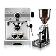 ส่งฟรี! Professional Setสำหรับเปิดร้าน เครื่องชงกาแฟETZEL SN603 + เครื่องบดเมล็ดกาแฟSN019 ฟรีกาแฟ VI