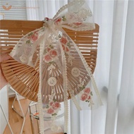 thewoodfameing Width 8.5CM/3.34in Length 420cm/165.35in Pink Flower Embroidery Lace Ribbon Fabric De