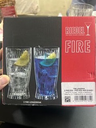 Riedel crystal glass Fire long drink 德國製水晶玻璃杯