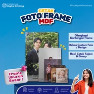 KAYU Print Full Color Frame Photos MDF Wooden Frame 40x60cm 60x90cm