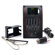 1Set PS-500 5 Band Guitar Piezo Pickup Tuner EQ Preamp Acoustic Guitar Preamplifier EQ Equalizer