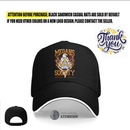 Customizable Megans Society Eagle - Winged Badge - themed Baseball Cap | Black Pure Cotton Sandwich 