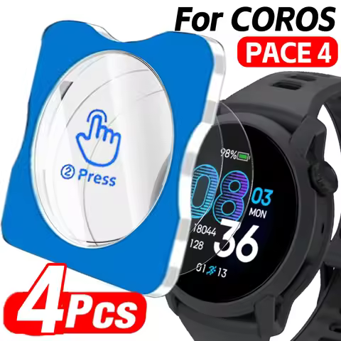 1-4pcs Tempered Glass for COROS PACE 4 Easy Installation Watch Screen Protector Anti-scratch Positio