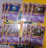 Pokemon Card Vintage Unown 未知圖騰 D E N O 舊背 舊卡 舊背卡 超能力系 日版 ptcg POKEMON卡 收藏 絕版 寶可夢 寵物小精靈 RAW 金銀