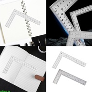 zebeaa. 90 Degree Stainless Steel Square Ruler Metal Framing Square L Shape Ruler for Engineering Wo