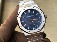 Royal Oak Steel Black 15500ST blue 41 Grey Dial 15500