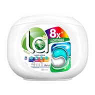 威露士|La天然四合一洗衣凝珠倍柔除菌除蟎多規格多功能-B款：4合1洗衣凝珠護色10ml^38粒（平行進口）