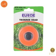 ตลับเอ็นตัดหญ้า EUROE รุ่น WTG-400/30 ขนาด 1.2 มม. x 6 ม. สีส้ม   ฿฿฿ ฿฿฿ ฿฿฿ (โปรโมชั่นสินค้าคุณภาพ