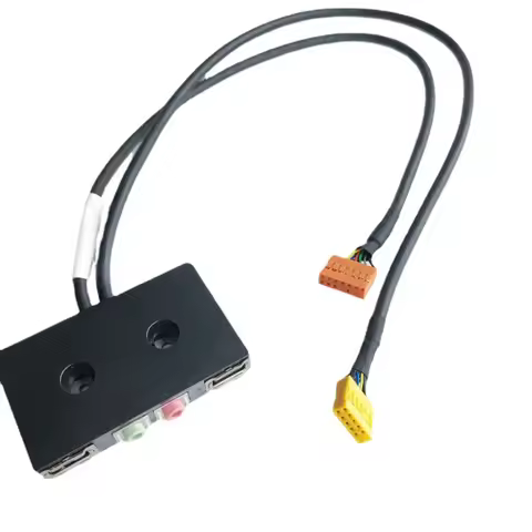 11Pin 2-Port USB 2.0 13Pin AC97 HD AUDIO MIC Board Front I/O Panel for Lenovo Chassis Motherboard Ex