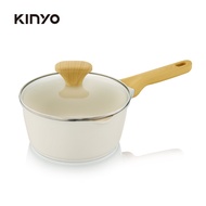 KINYO PO-2430W陶瓷不沾牛奶鍋/ 20cm/ 白